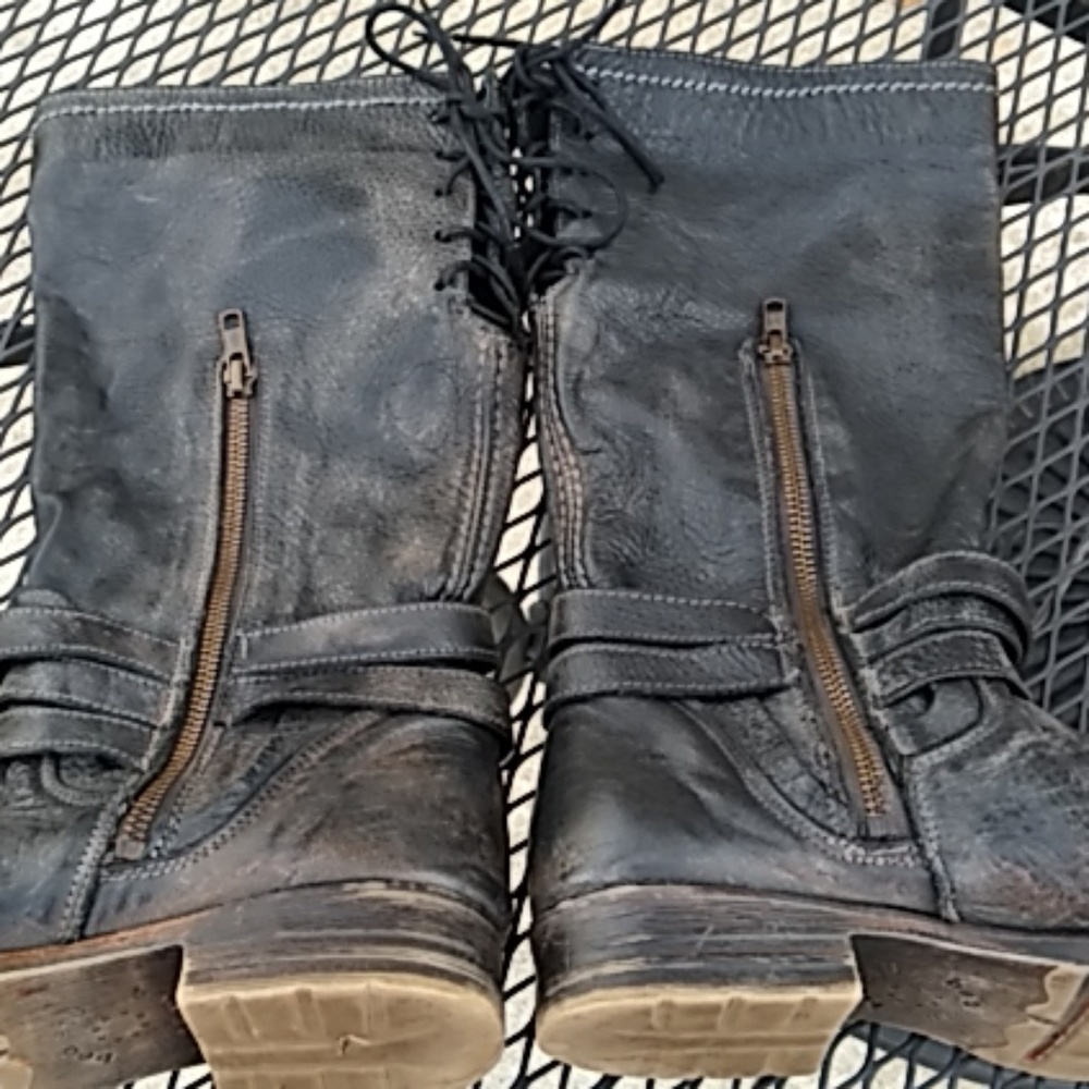 Bed Stu women's boots size 8.5 w/ back lace up dark fairy goth - Picture 7 of 8